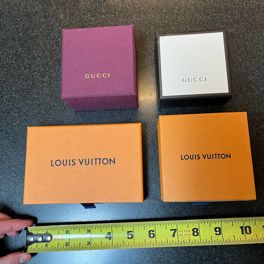 Gucci/Louis Vuitton boxes